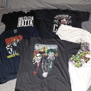 Graphic Tee- Lot Of 5- XXL